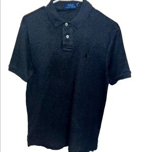 Charcoal soft touch polo